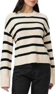 PAIGE Zofia Stripe Recycled Wool Blend Sweater