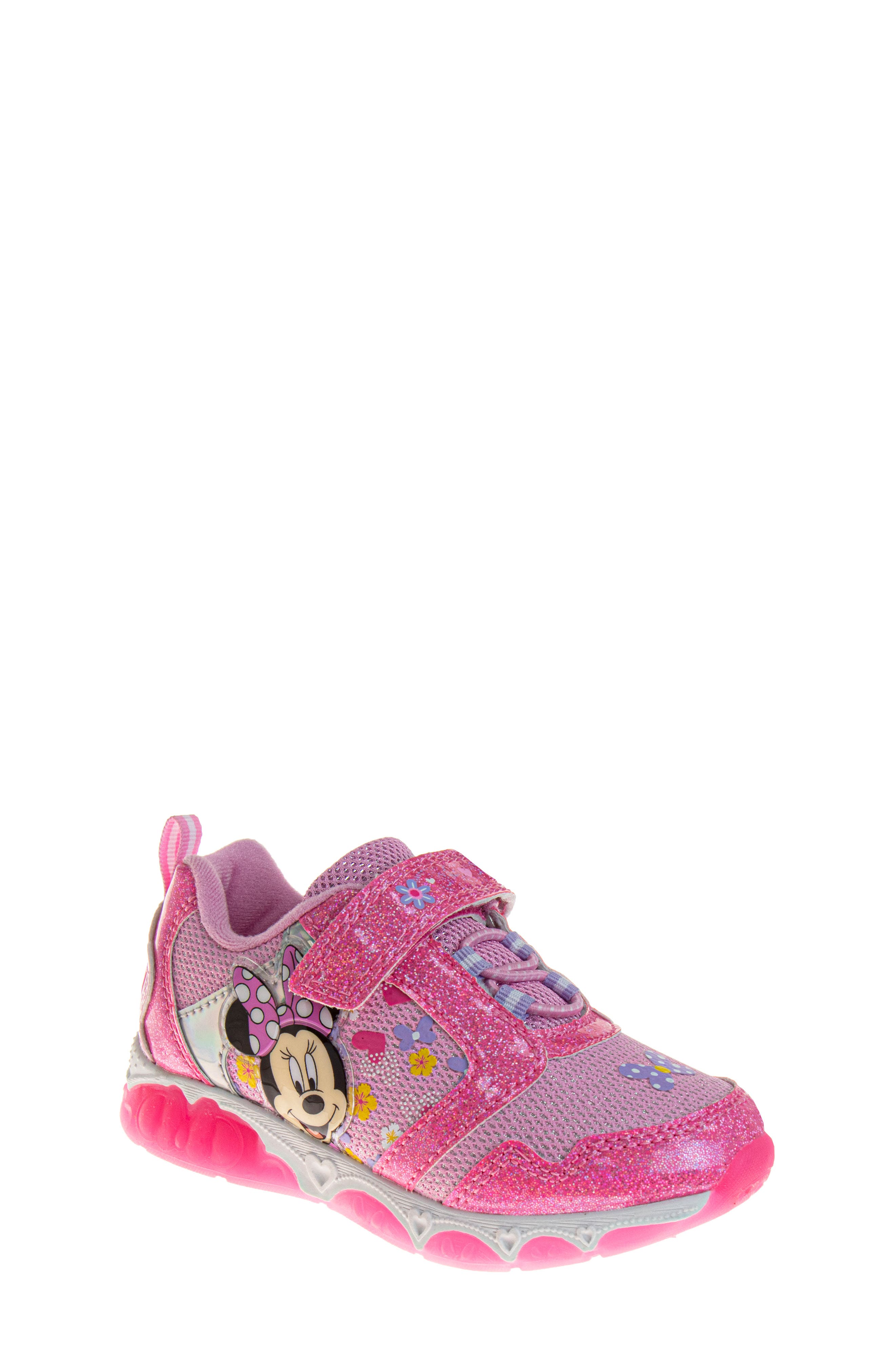 JOSMO Kids' Disney Minnie Mouse Sneaker, Main, color, 