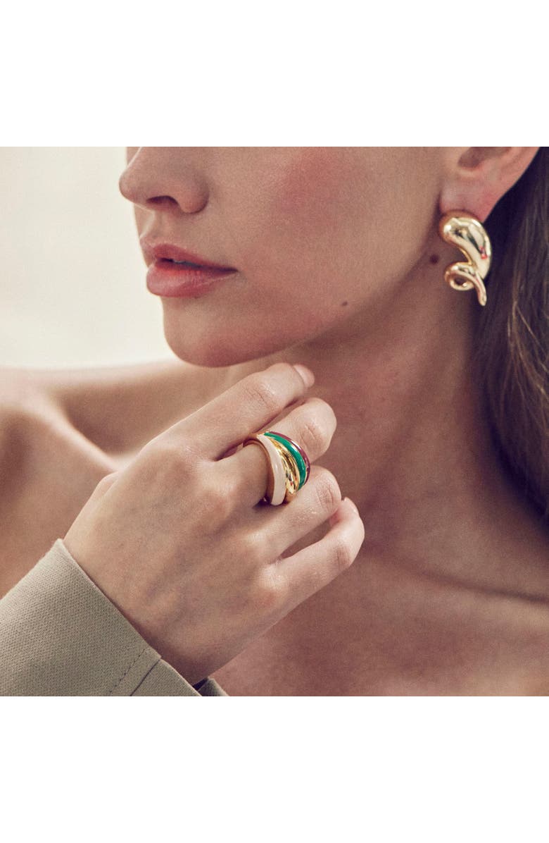 Lele Sadoughi Stacking Ring, Alternate, color, Jade Multi 999