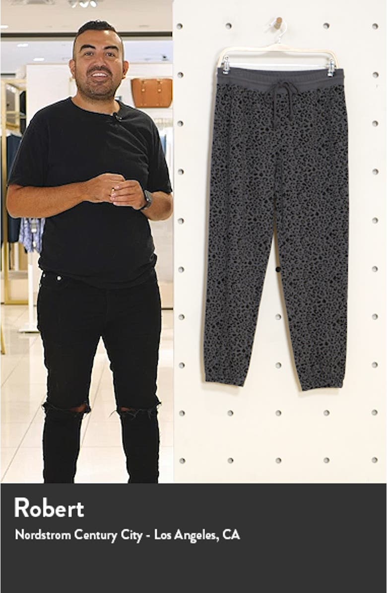 Kingston Animal Print Joggers, sales video thumbnail