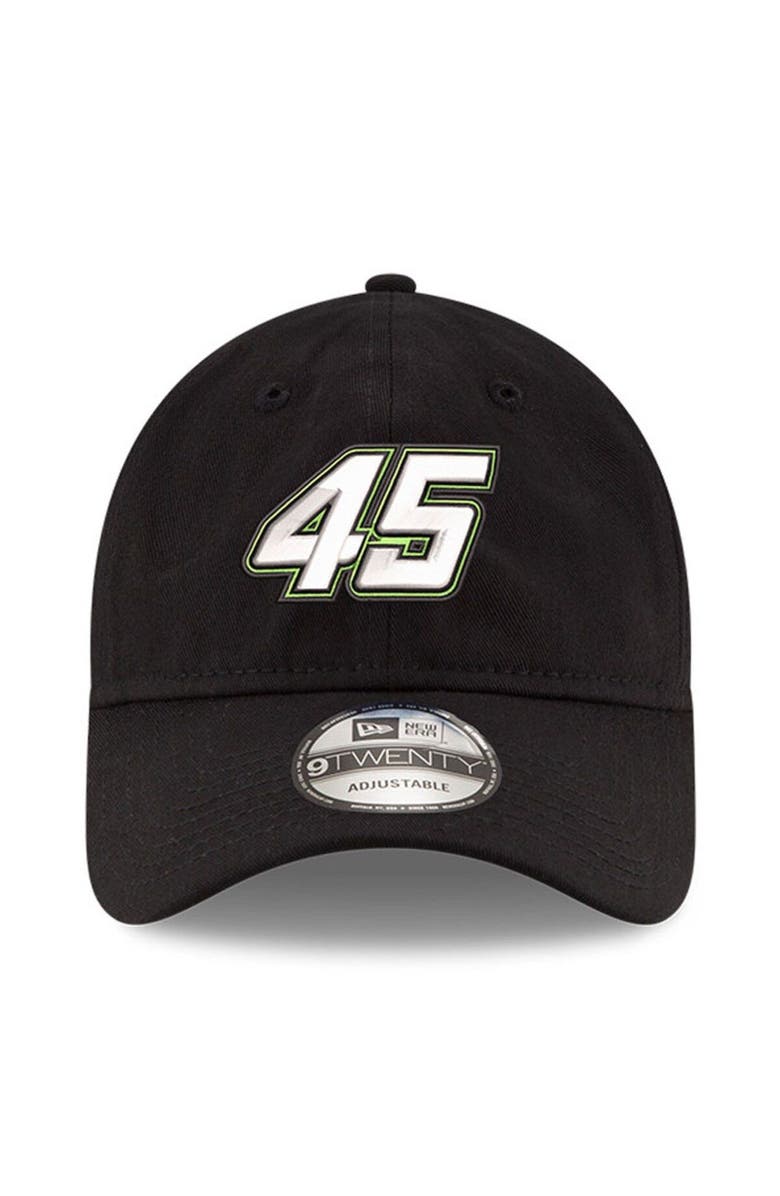 New Era Men's New Era Black Kurt Busch Driver Enzyme Washed 9TWENTY Adjustable Hat, Alternate, color, Black