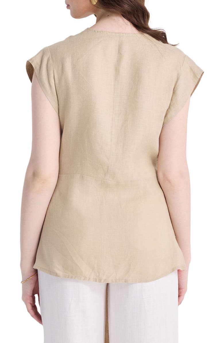 Reistor Power Moves Short Sleeve Top, Alternate, color, Neutral Beige
