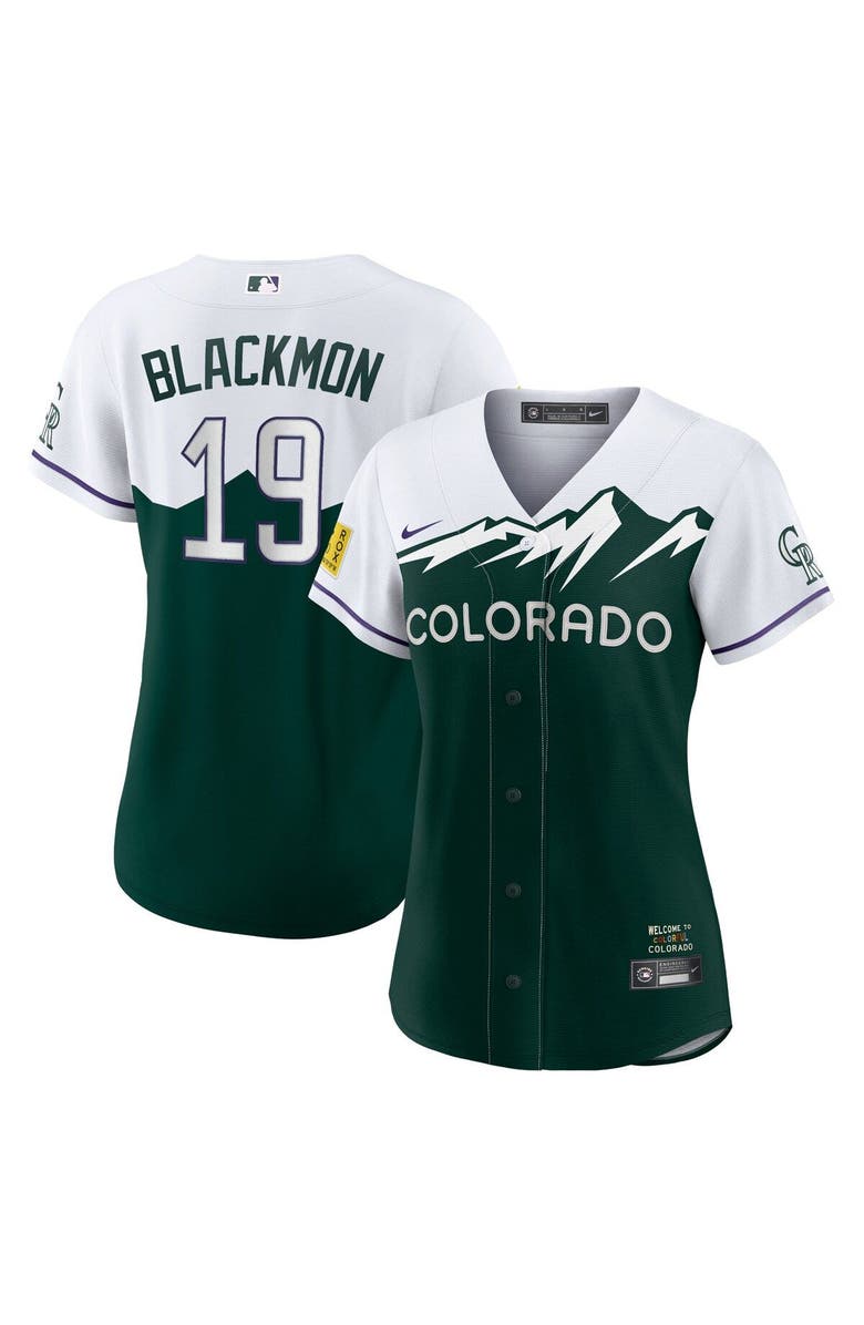 Nike Women's Nike Charlie Blackmon White Colorado Rockies City Connect Replica Player Jersey, Main, color,