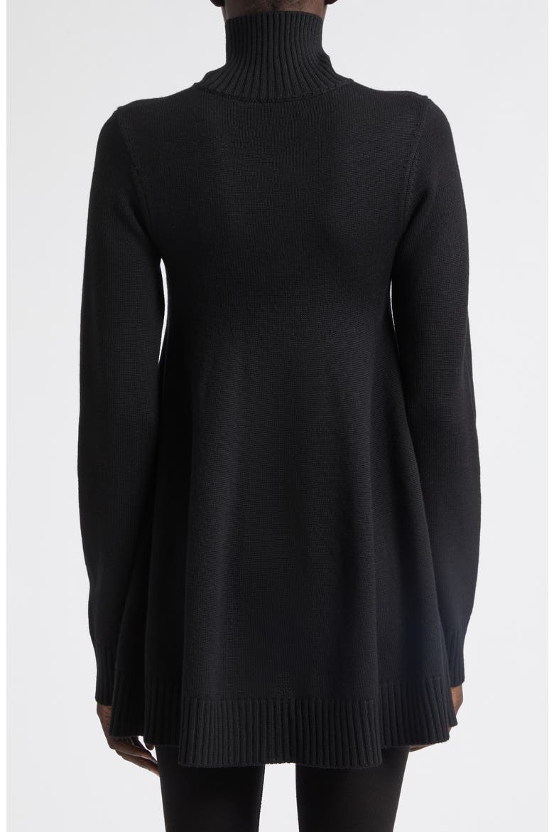Wool Blend Turtleneck Sweater, Alternate, color, BLACK