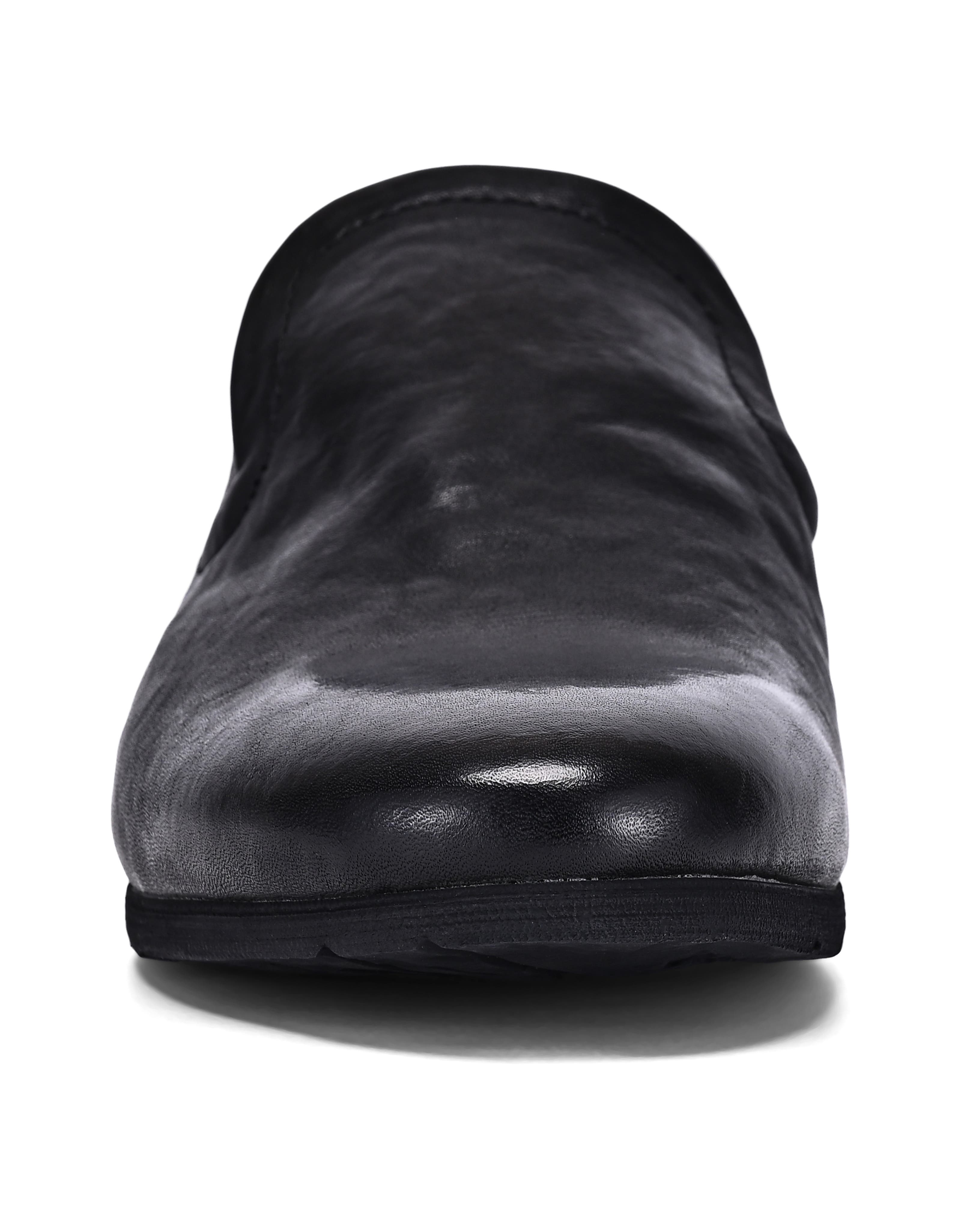 OLD TREND Heritage Genuine Leather Refined Comfort Slip On Loafer, Alternate, color, Black