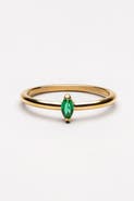 Atolea Dainty Emerald Ring
