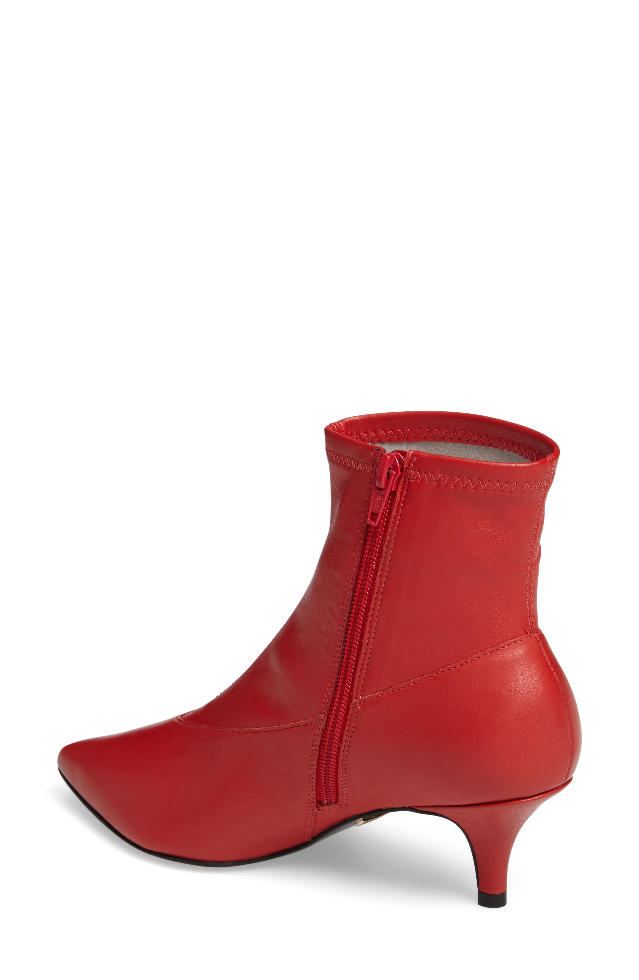 Topshop Malbec Sock Bootie, Alternate, color, 
