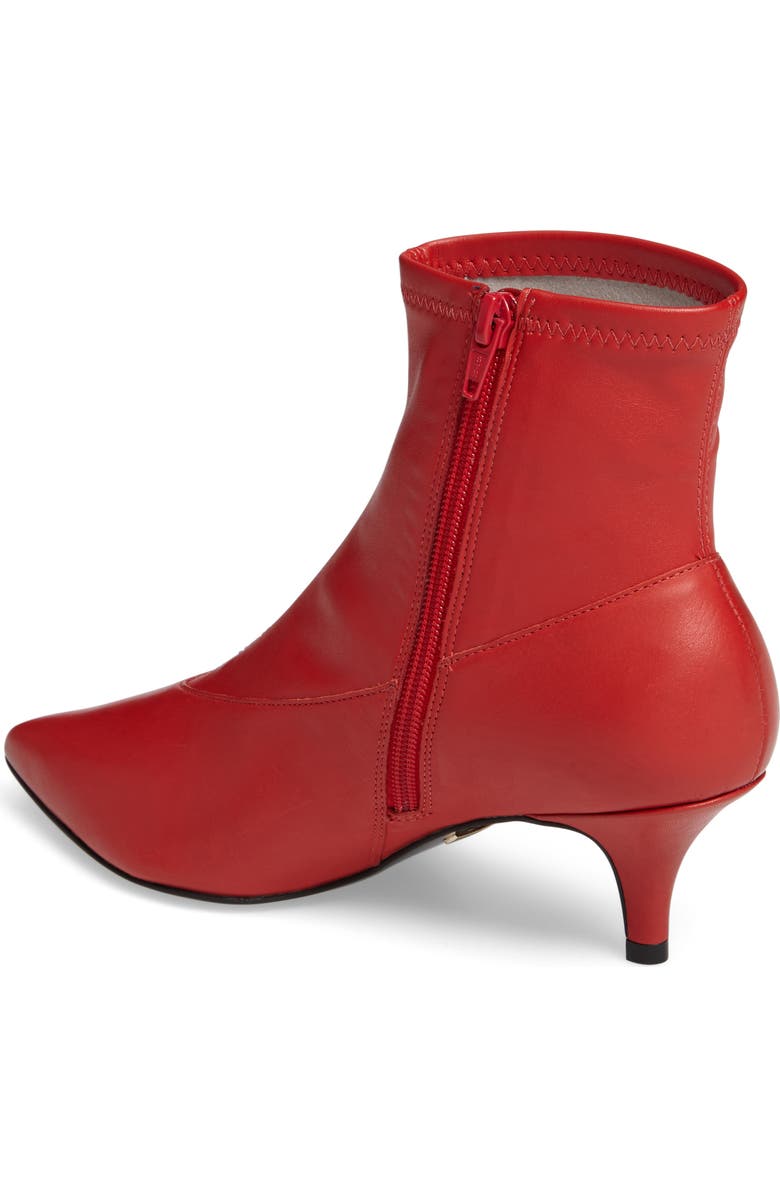 Topshop Malbec Sock Bootie, Alternate, color,