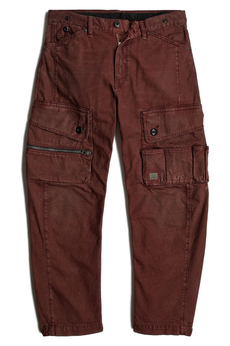 Duckman Cotton Utility Cargo Pants, Alternate, color, FADED AUTUMN LEAVES