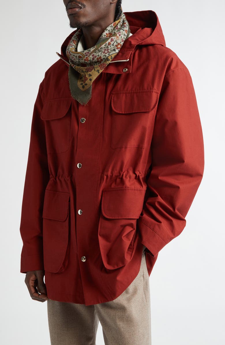 De Bonne Facture Mountain Water Repellent Cotton Parka, Alternate, color, 