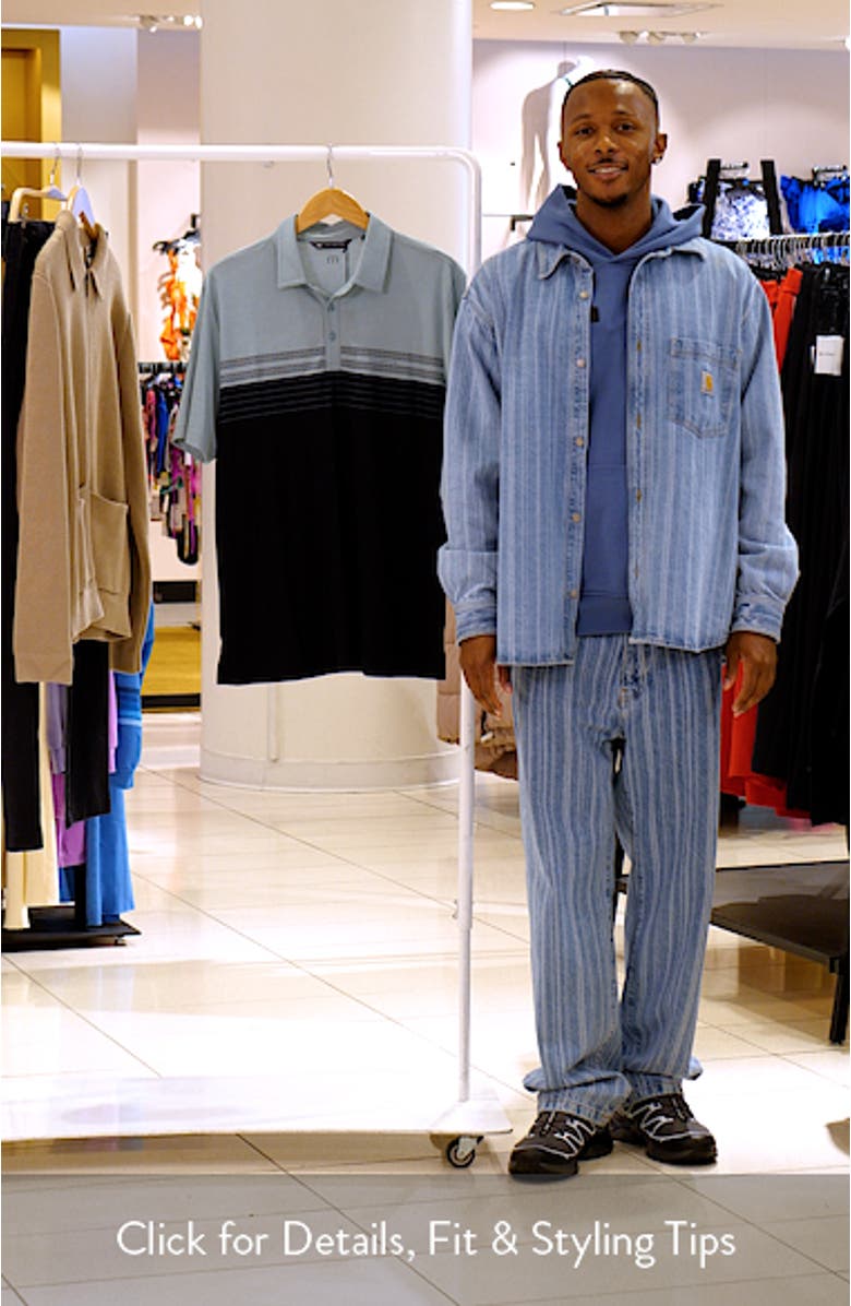 Postcard Book Colorblock Polo Shirt, sales video thumbnail