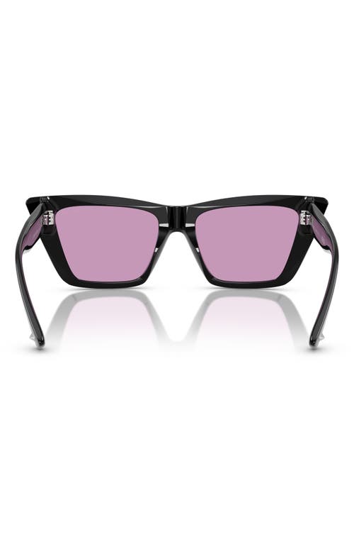 Jimmy Choo 53mm Cat Eye Sunglasses In Violet