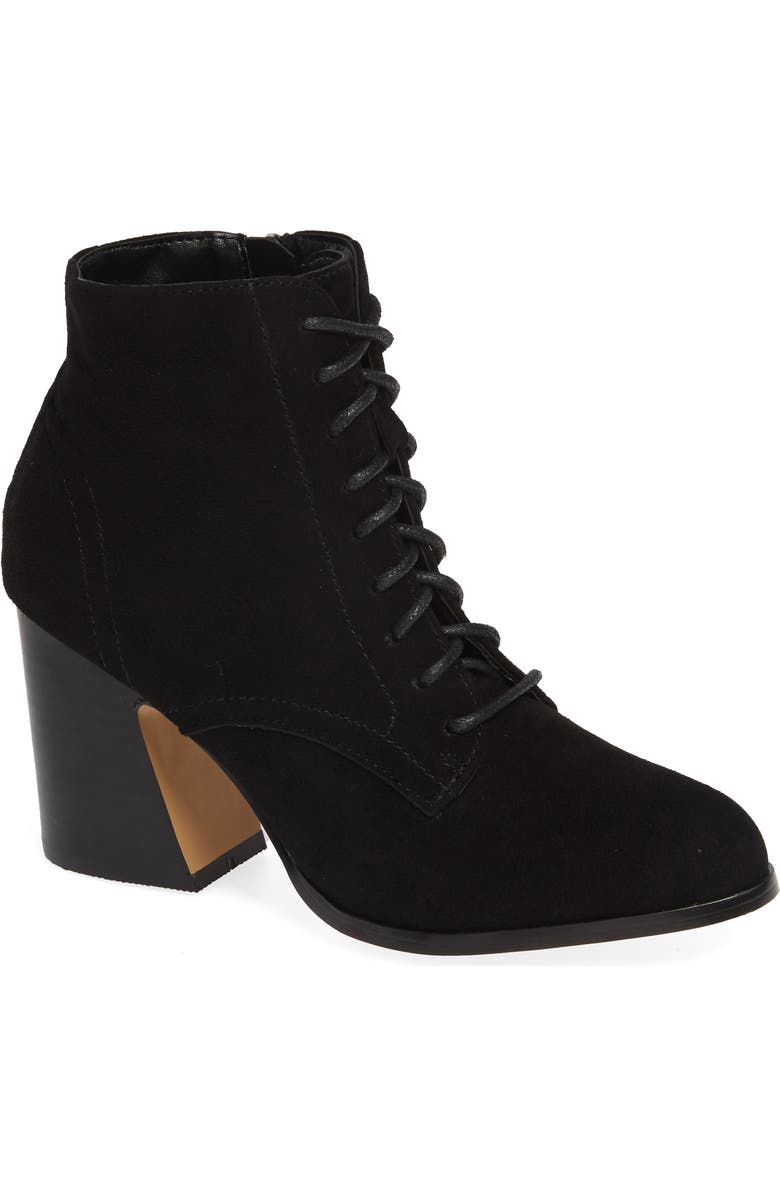 Kensie Smith Lace-Up Bootie, Main, color,