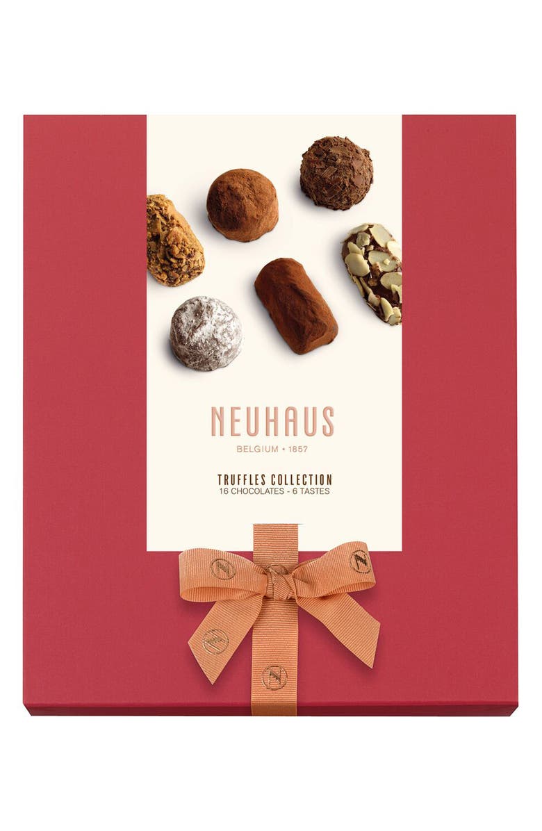 NEUHAUS Glamour 16-Piece Chocolate Truffle Gift Box, Alternate, color, Red
