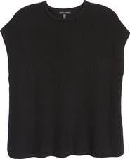 Eileen Fisher Crewneck Stretch Organic Cotton Top