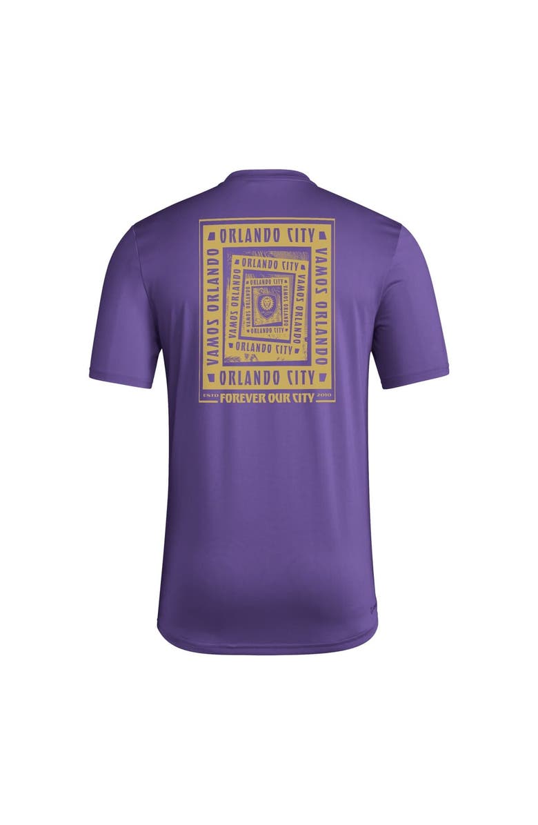 adidas Men's adidas Purple Orlando City SC Local Wrap T-Shirt, Alternate, color, Purple