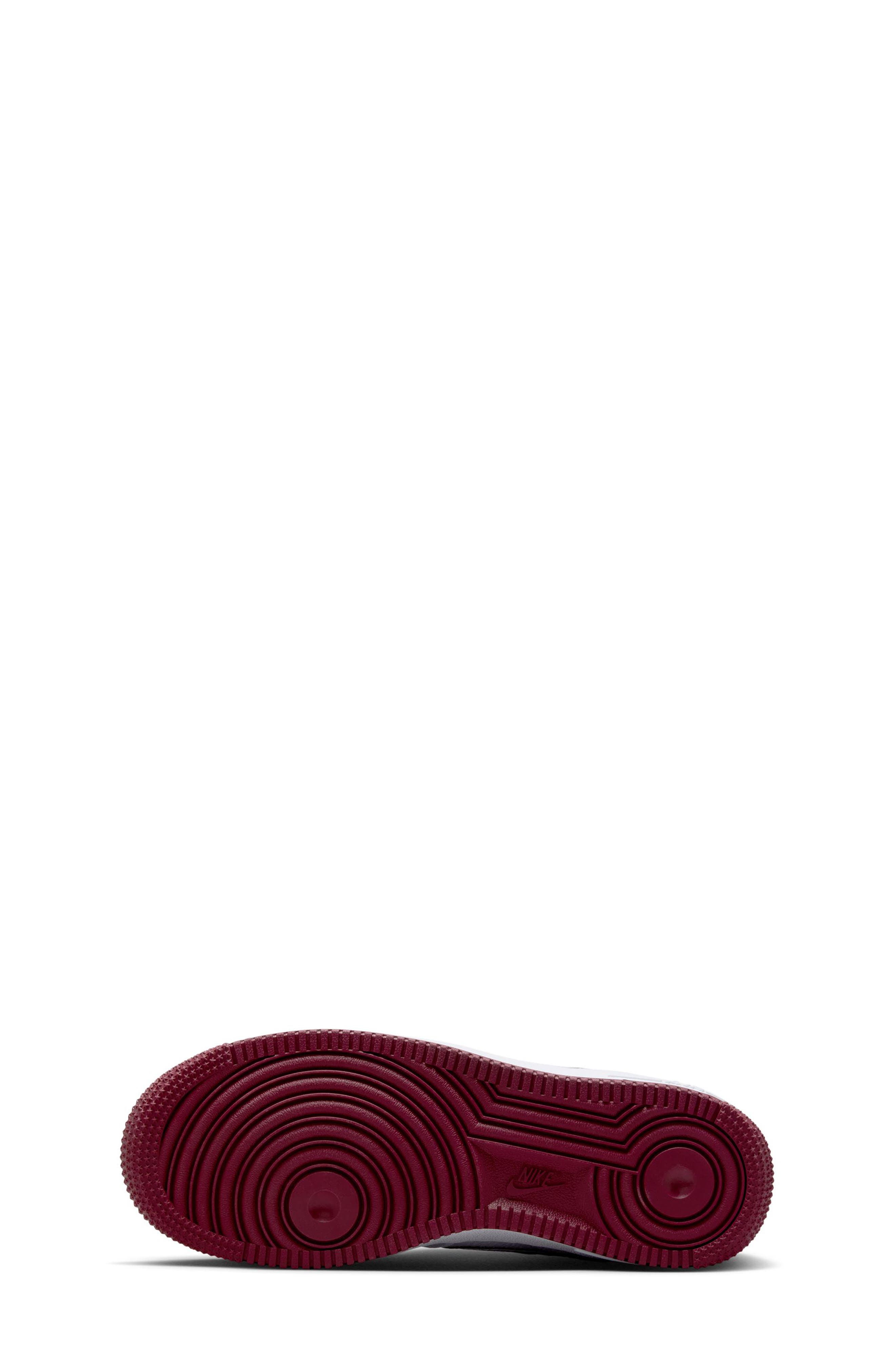 Nike Air Force 1 Basketball Sneaker, Alternate, color, White/ White/ Team Red