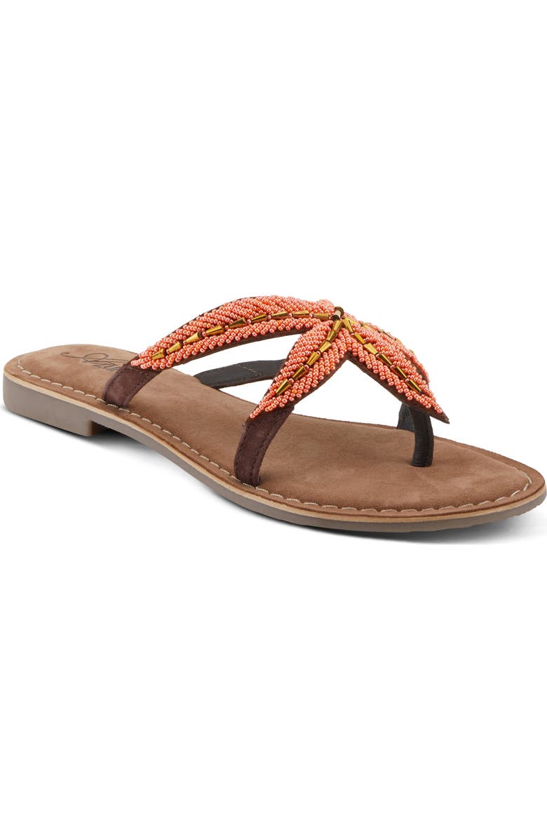 AZURA BY SPRING STEP Starry Flip Flop, Main, color,