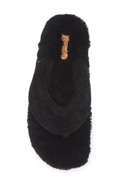 Olukai Kipea Heu Genuine Shearling Slide Sandal