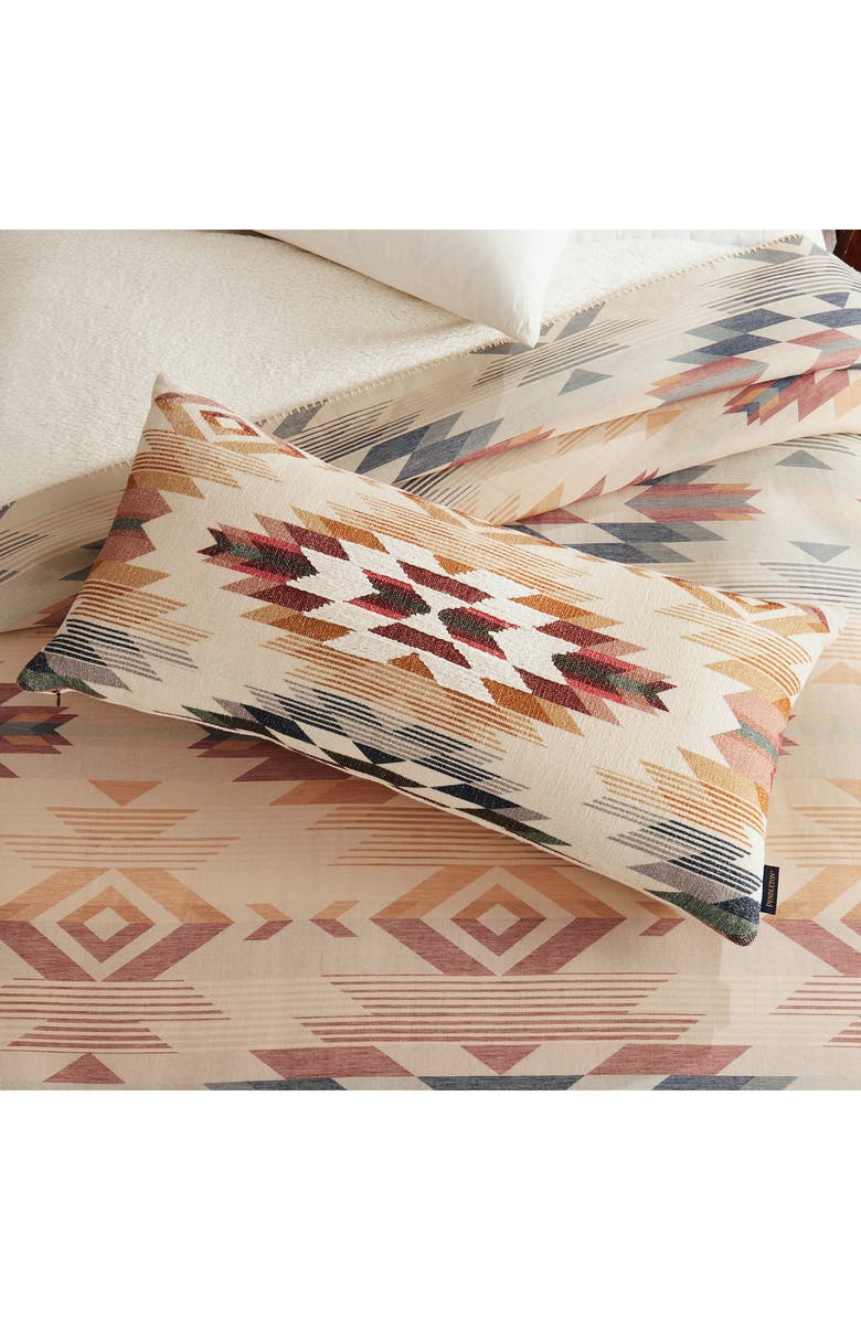 Pendleton Wyeth Fall Cotton Blanket, Alternate, color, Fog