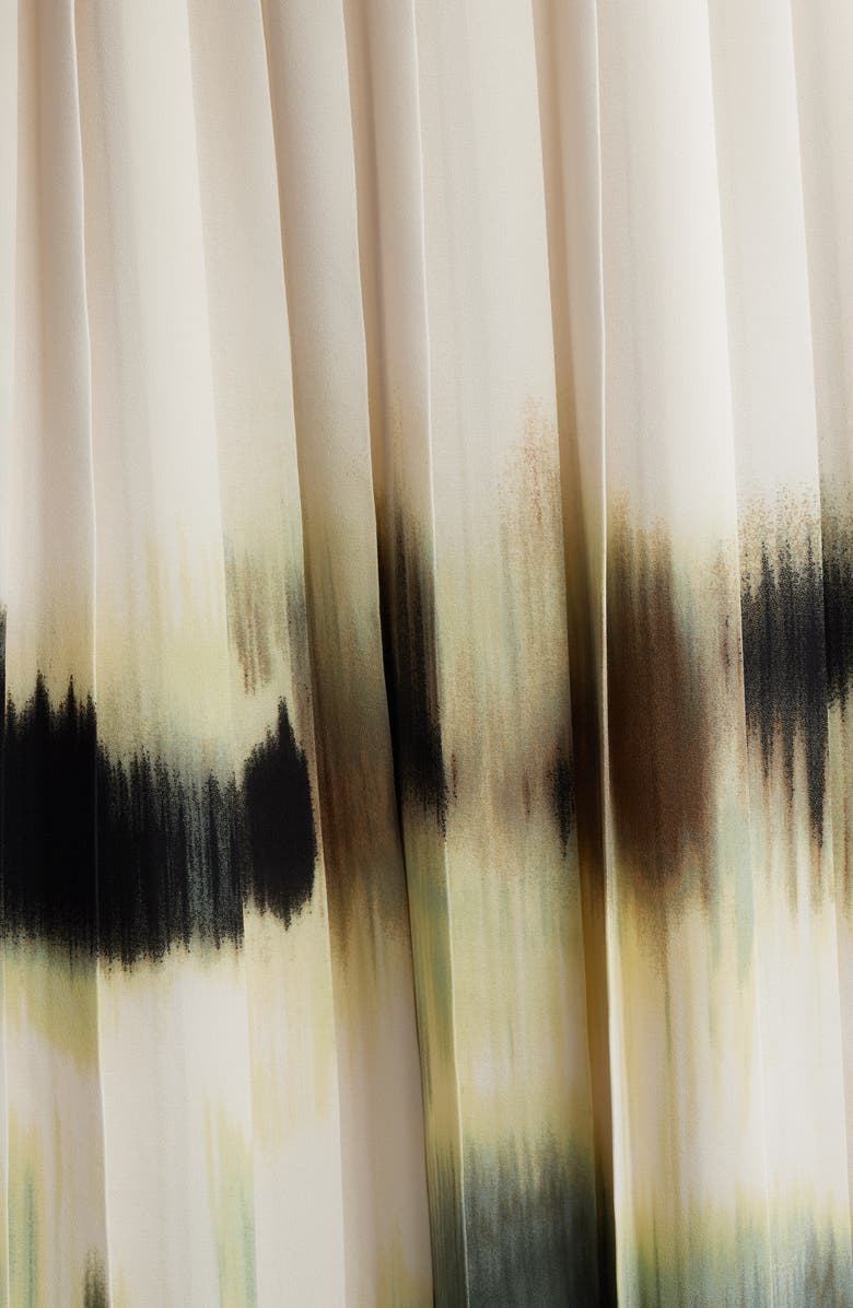 Anne Klein Placed Tie-Dye Print Skirt, Alternate, color, 