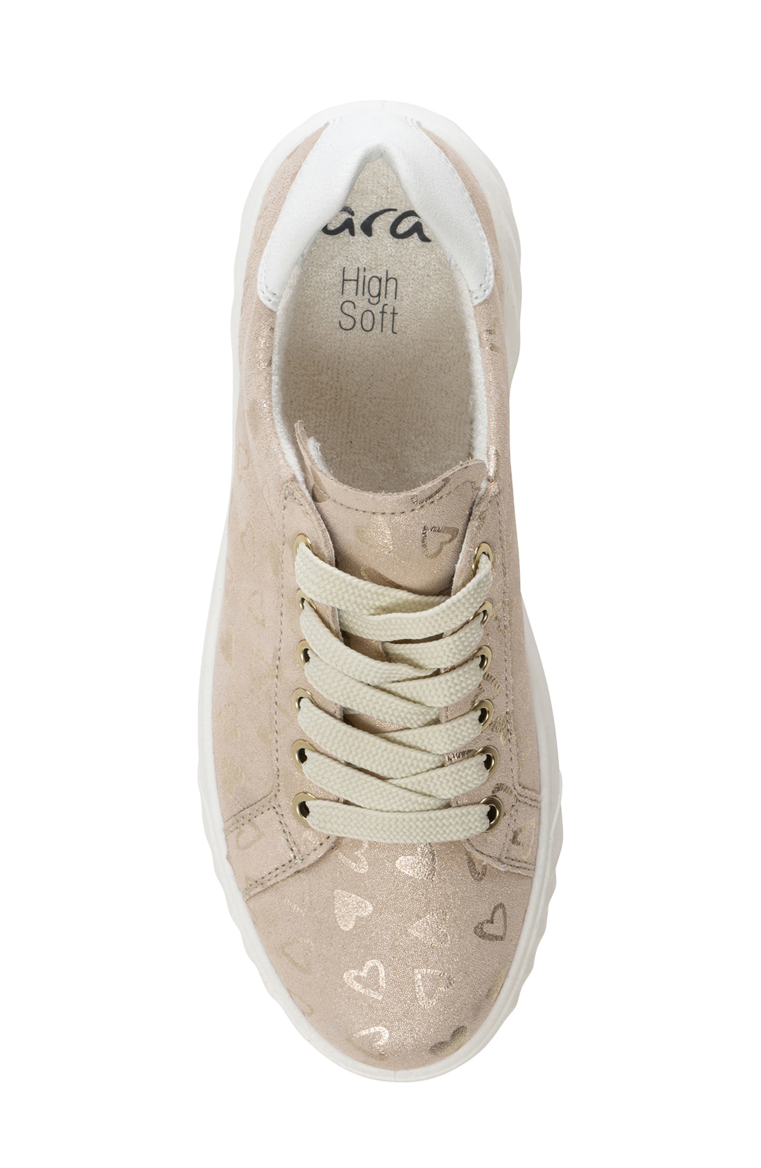 ara Mikky Platform Sneaker, Alternate, color, Shell/ White