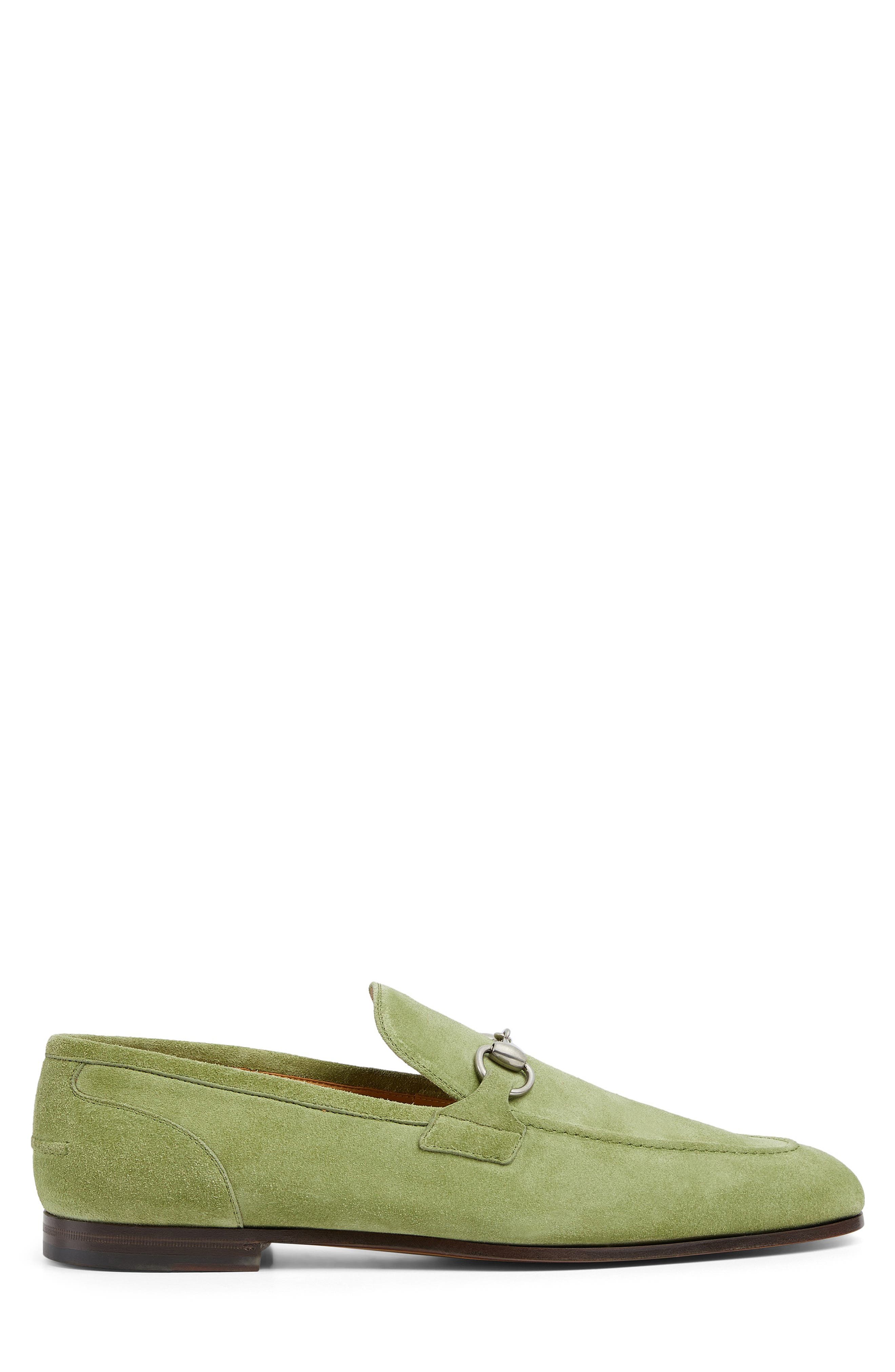 Gucci Jordaan Horsebit Loafer, Alternate, color, Olive