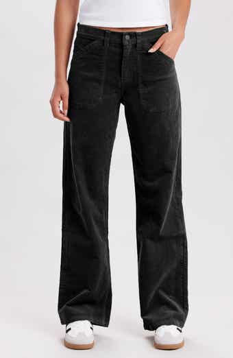 SUPPLIES BY UNIONBAY Marcie High Waist Wide Leg Corduroy Pants