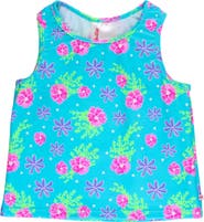 RuffleButts Toddler Girls UPF50+ Active Tank Top