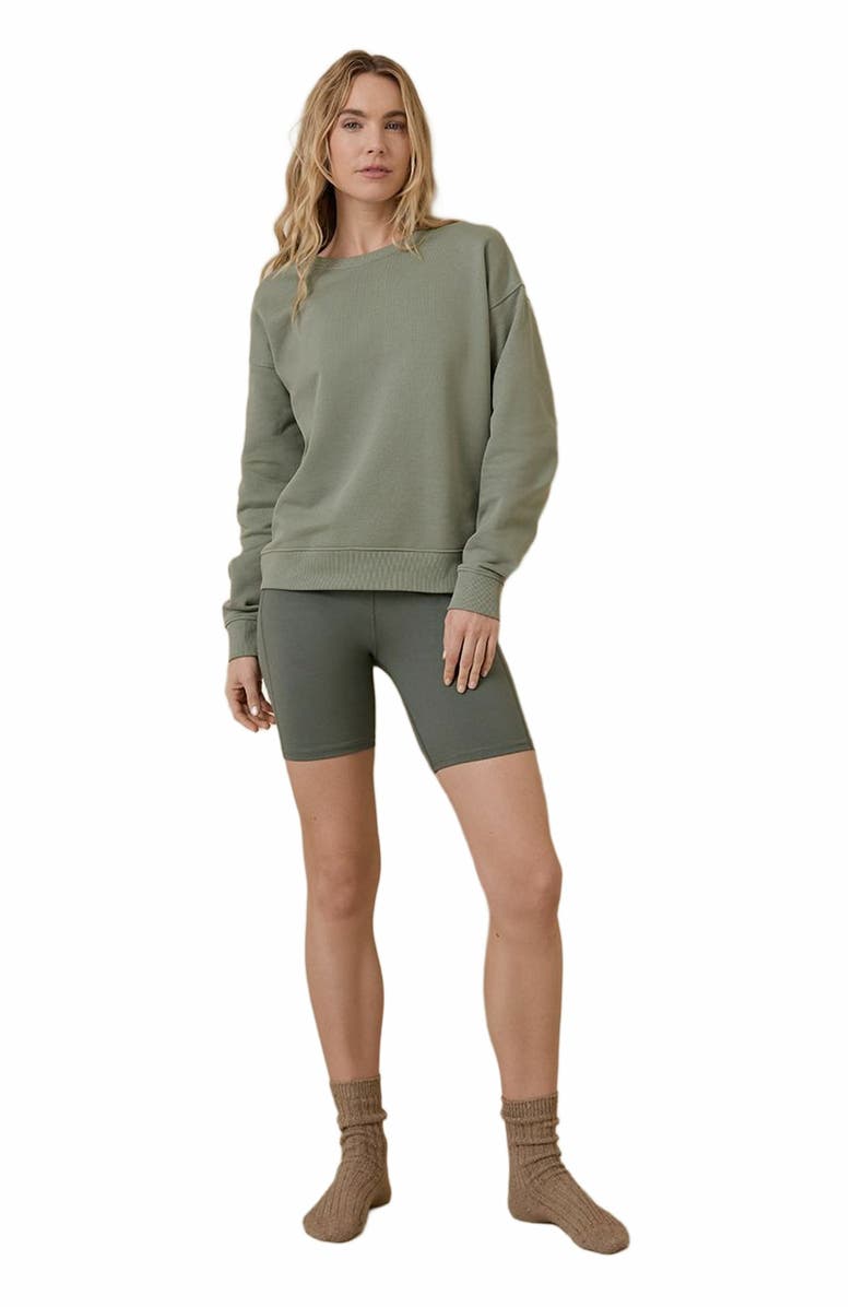 Pact On The Go-To Bike Short Made with Organic Cotton, Alternate, color, Castor Grey