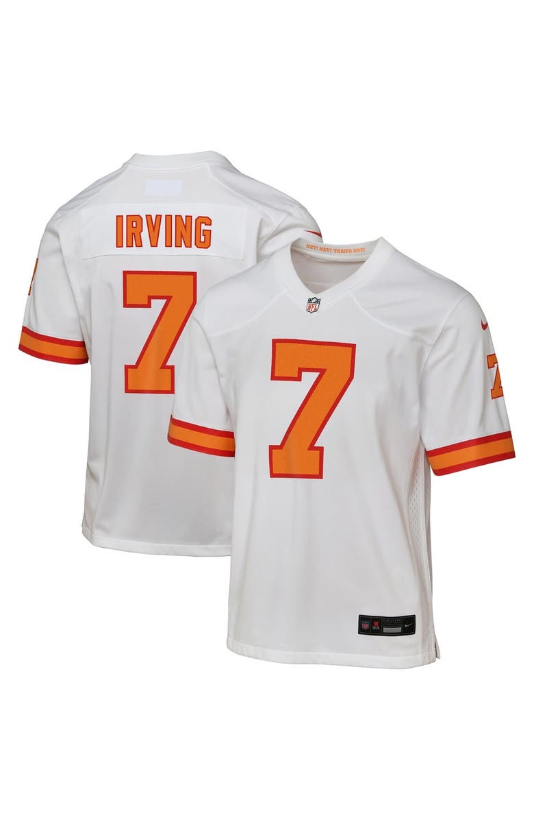 Nike Youth Bucky Irving White '76 Tampa Bay Buccaneers Game Jersey, Main, color, White