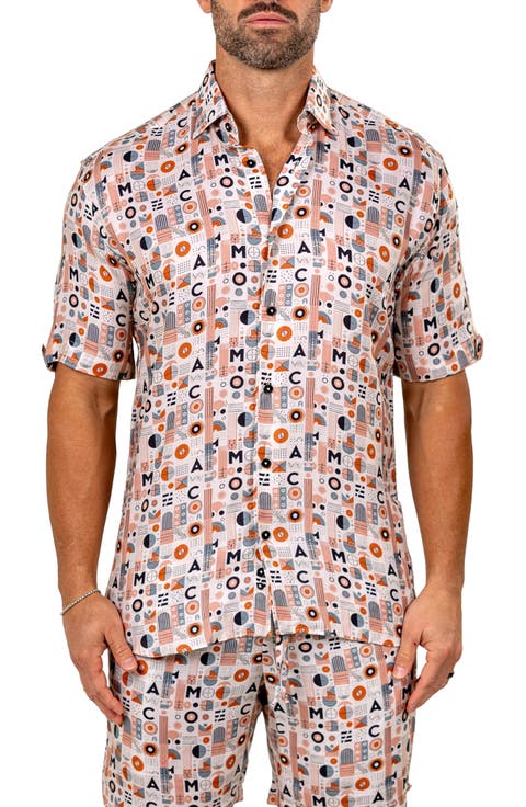 Galileo Marthy Short Sleeve Button-Up Shirt