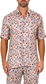 Maceoo Galileo Marthy Short Sleeve Button-Up Shirt