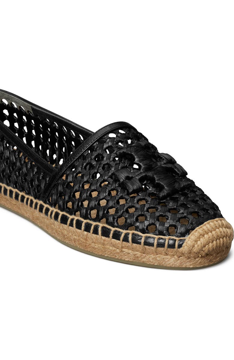 Tory Burch Double T Espadrille Flat, Alternate, color,