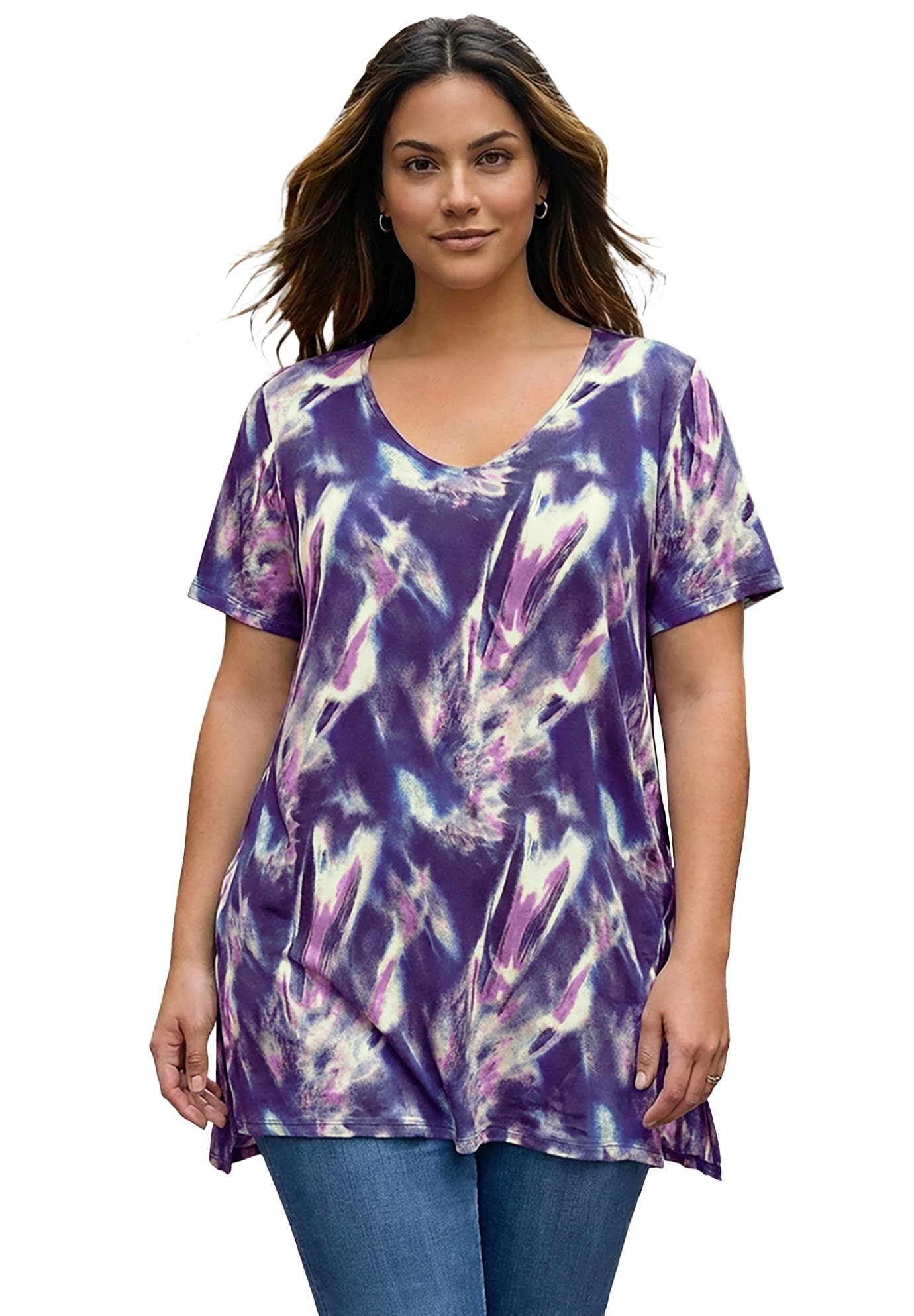 selected MAUVE SMOKY TIE DYE