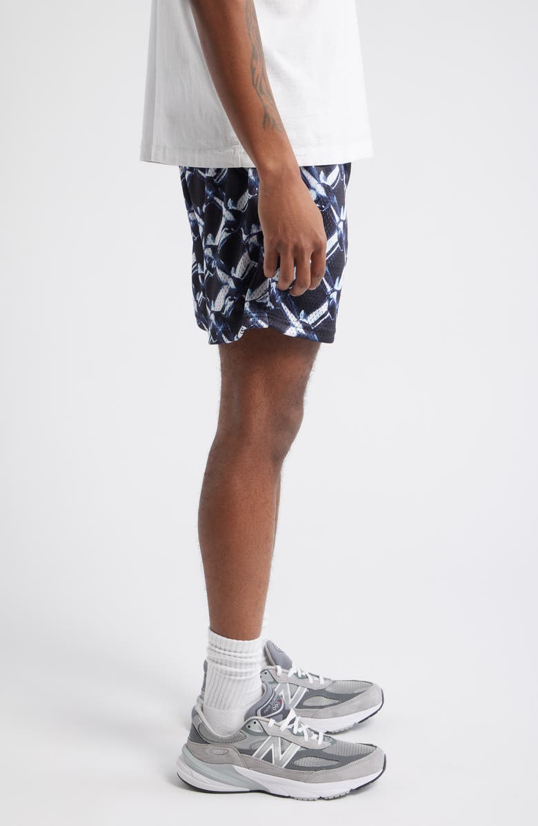 OVERTIME Chrometeam Metal Mesh Basketball Shorts, Alternate, color, Grey