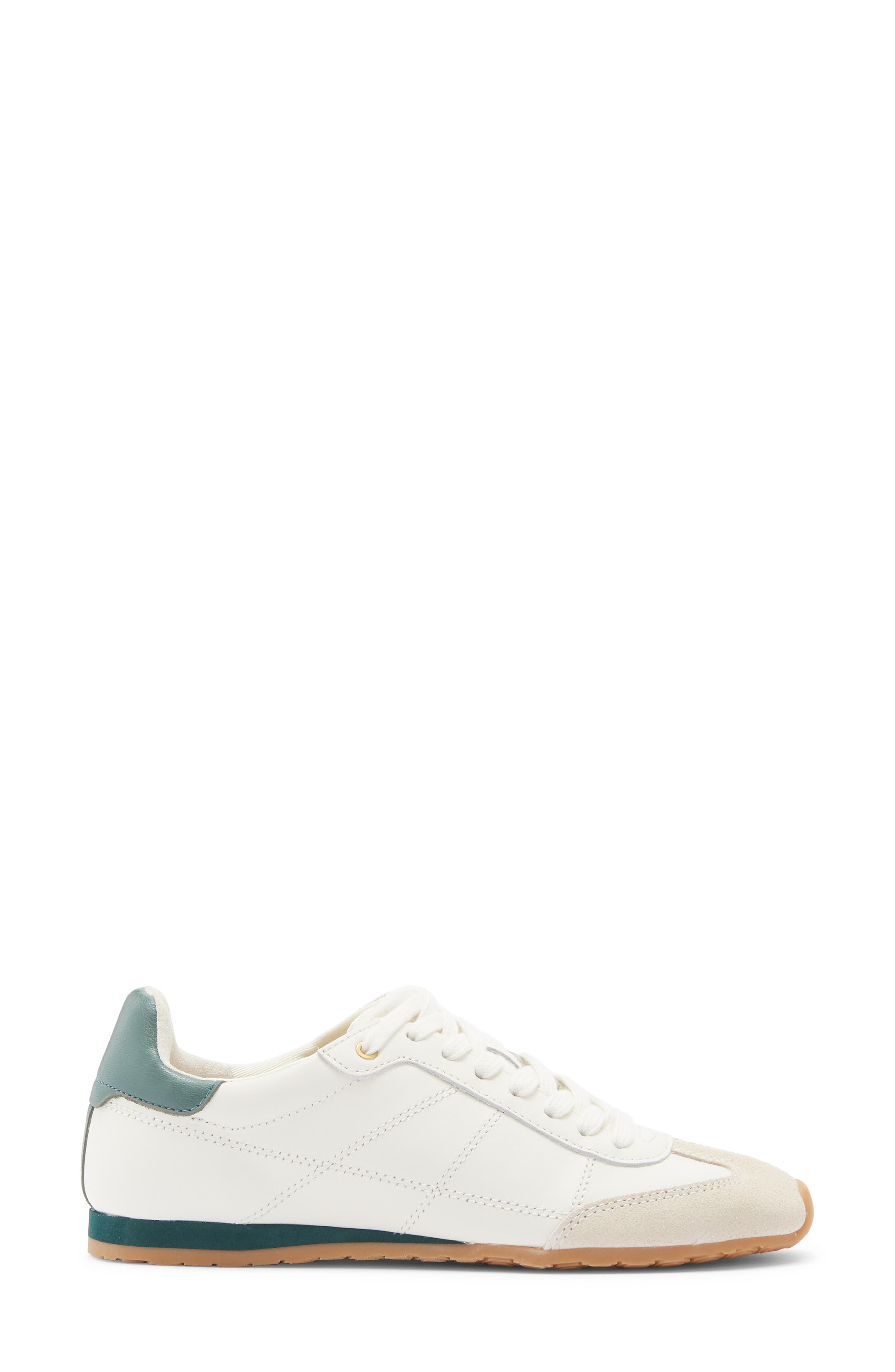 Dolce Vita Diane Sneaker, Alternate, color, White/ Green Leather
