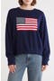 American Flag Pullover Sweater