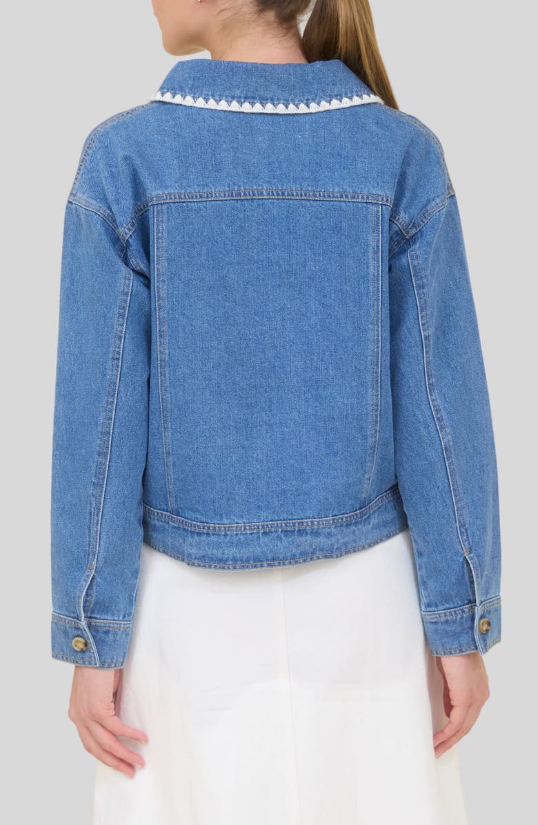 ZOE AND CLAIRE Denim Jacket, Alternate, color, Denim