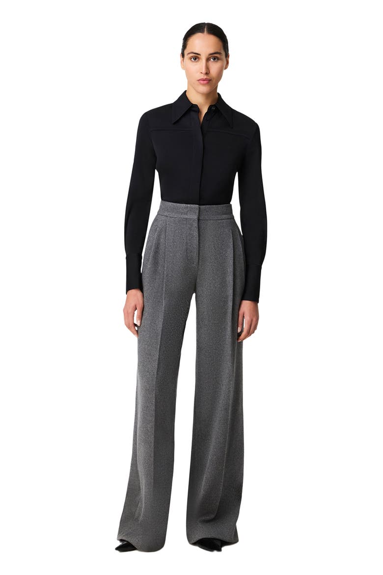 Bias Seamed Shirt, Alternate, color, Black