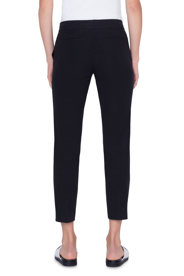 Frankie Stretch Cotton Pants, Alternate, color, BLACK
