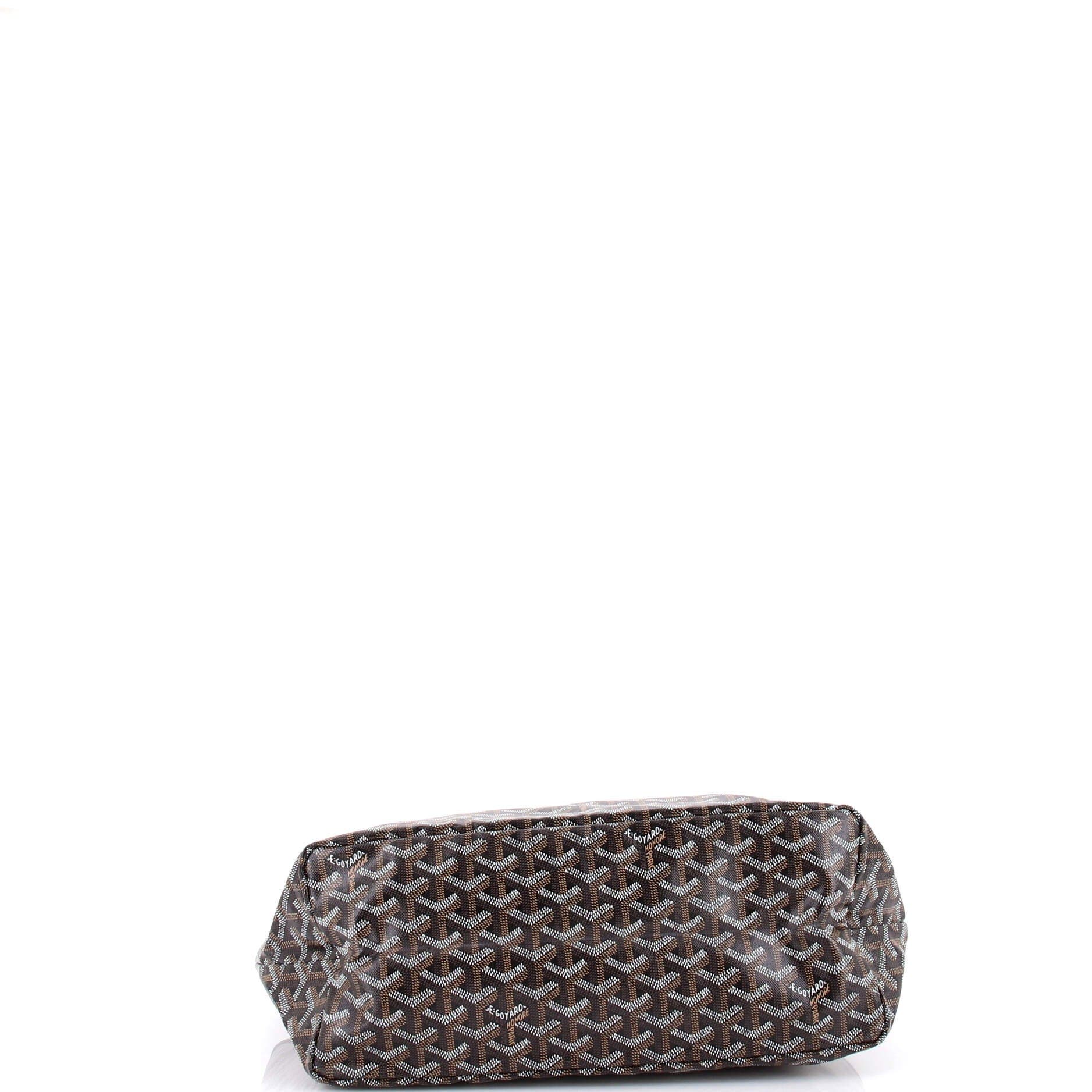 Pre-Owned Goyard Saint Louis Tote Coated Canvas PM, Alternate, color, Black