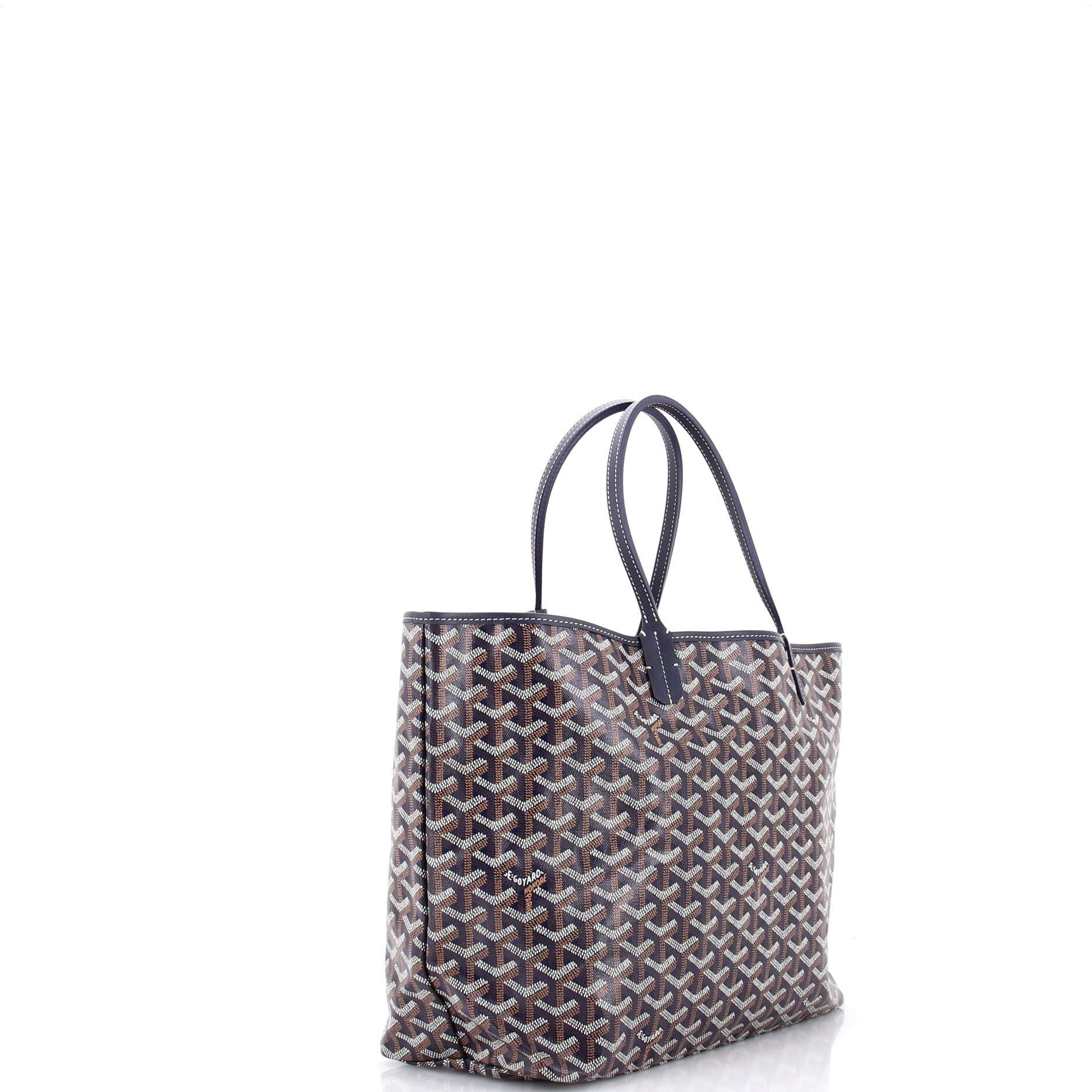 Pre-Owned Goyard Saint Louis Tote Coated Canvas PM, Alternate, color, Blue