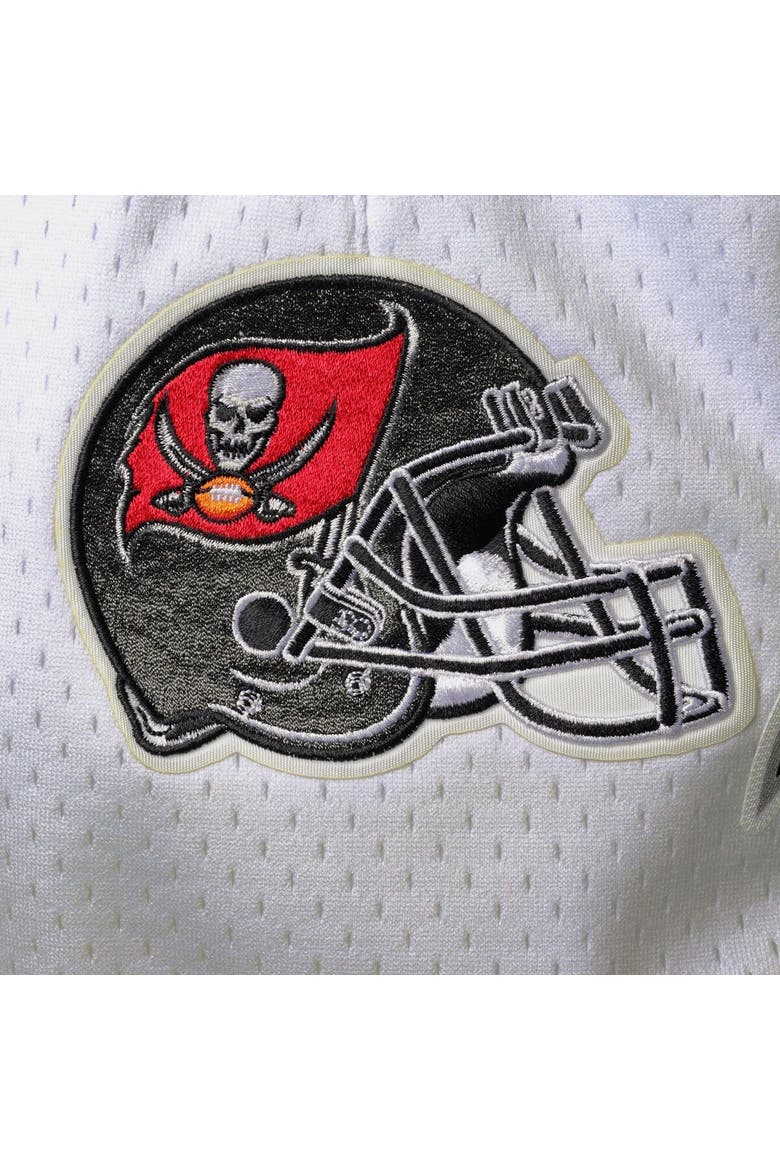 Men's Pro Standard White/Red Tampa Bay Buccaneers Mesh Shorts, Alternate, color, White