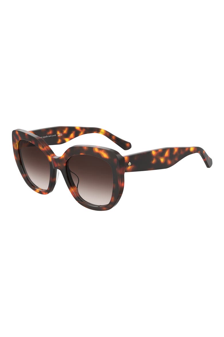 winslet 55mm polarized cat eye sunglasses, Alternate, color, 02IK-LA