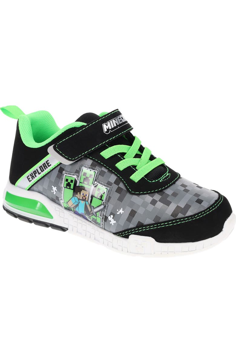 SG Footwear Kids' Minecraft Light-Up Sneaker, Main, color,