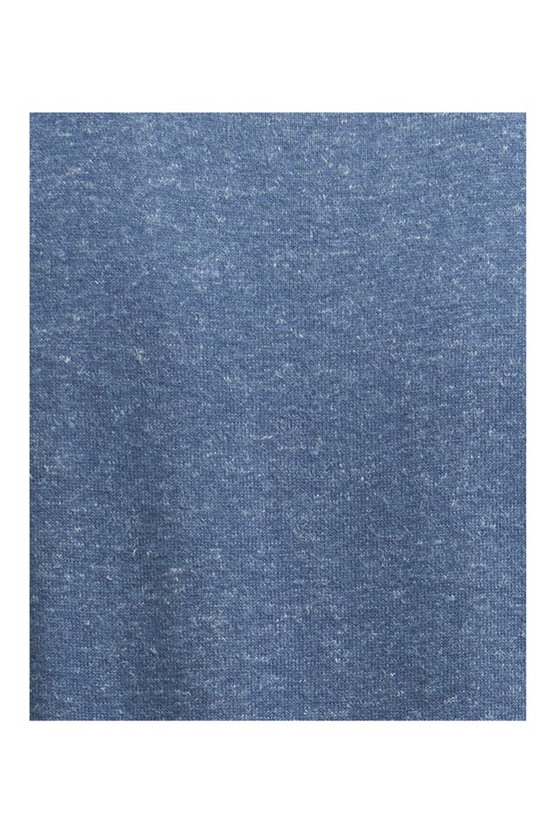 Muston Cotton & Linen Polo, Alternate, color, DENIM