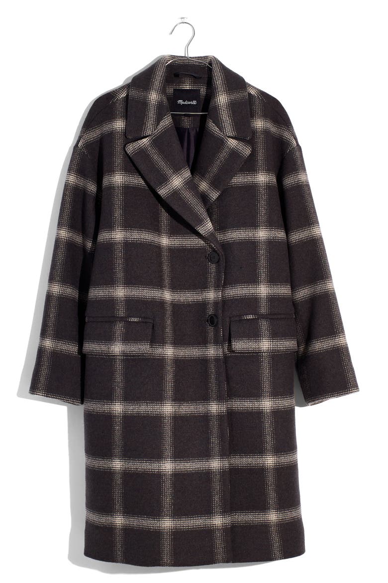 Haydon Windowpane Insuluxe Coat, Main, color, HTHR ASPHALT FADE