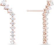 LANA 14k Gold Diamond Ear Climbers
