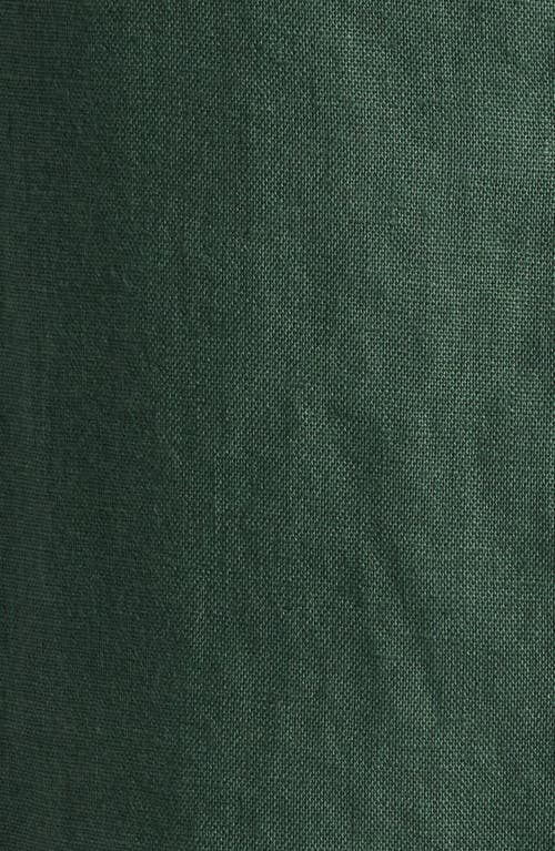 Alex Crane  Playa Linen Button-down Shirt In Pine